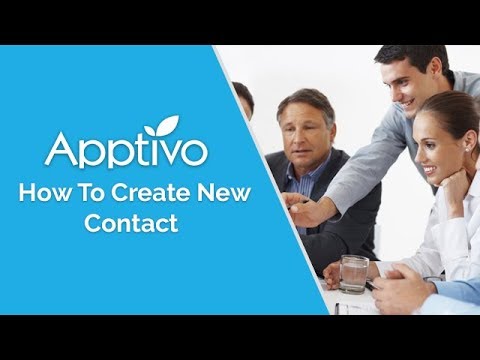 Apptivo - How To Create New Contact - YouTube Apptivo Inc.