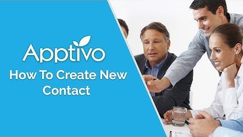 Apptivo - How To Create New Contact