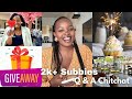 Weekly Vlog / 2k Subbies Celebration 🎉 / Get to know me Q&amp;A / Giveaway 🎁