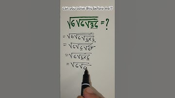 Solve This in Seconds | Nested Radical Math  #shorts #mathtricks