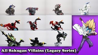 All MAIN Bakugan VILLAINS!!! (Legacy Series: Seasons 1-4)