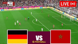 🔴Live - Germany vs Morocco | Africa & Europe Fifa Cup 2026 | Full Match PES 21 Gameplay Simulation
