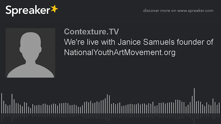 We're live with Janice Samuels founder of National...