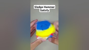 Satisfying Sledge 🔨Hammer 🔨 #cube #tutorial #pattern #rubickcube #shorts #viral #howto #satisfy #3x3