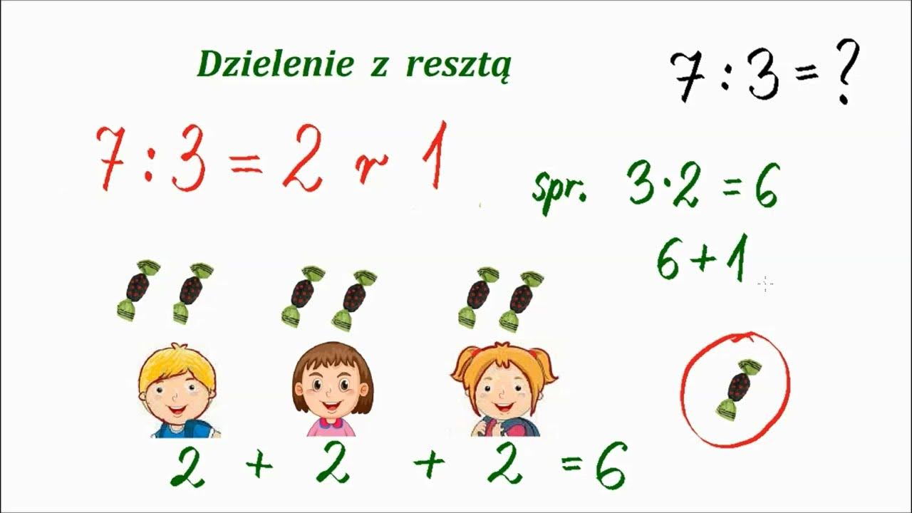 Dzielenie Z Reszta Klasa 4 Zadania Do Druku Dzielenie z resztą - YouTube