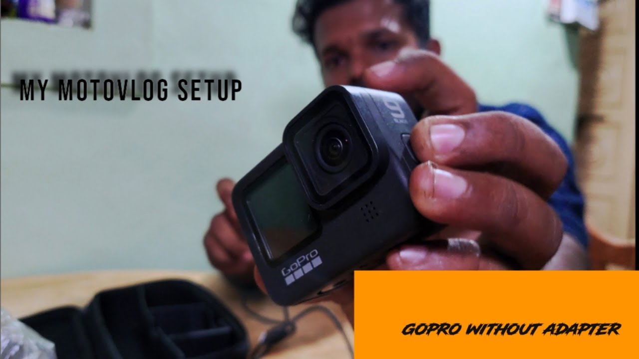 GoPro setup || my motovlog setup|| gopro without adapter - YouTube