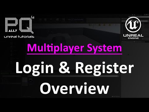 Multiplayer System - Login & Register Overview