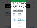 ALT + H + F + I + S Magic in Excel ✨