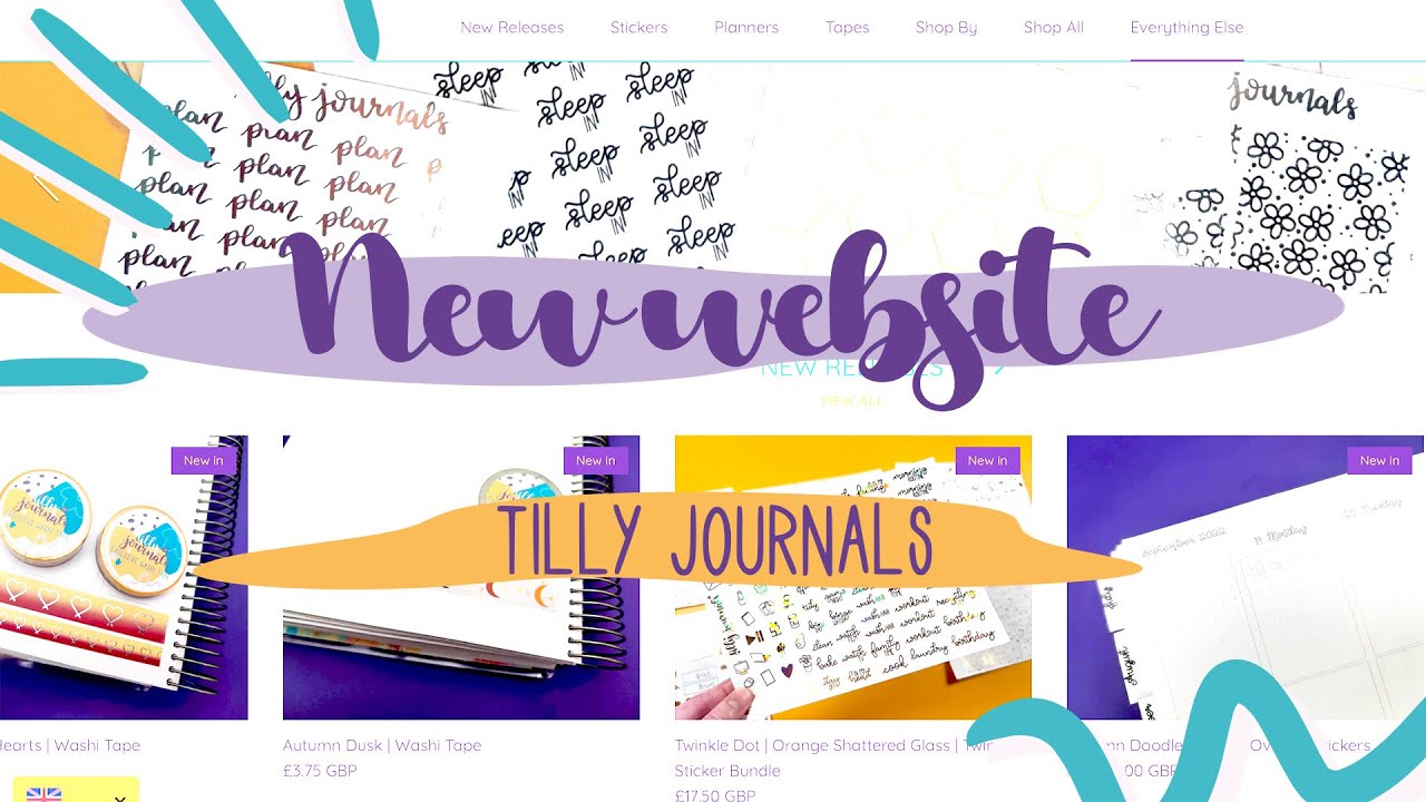 New Website Tour ✿ Functional Flexi Planner ✿ Tilly Journals ✿