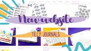 New Website Tour ✿ Functional Flexi Planner ✿ Tilly Journals ✿