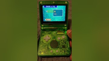 Green gameboy advance sp Omega