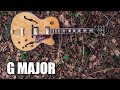 G Major Backing Track Acoustic Guitar | Winter Leaves