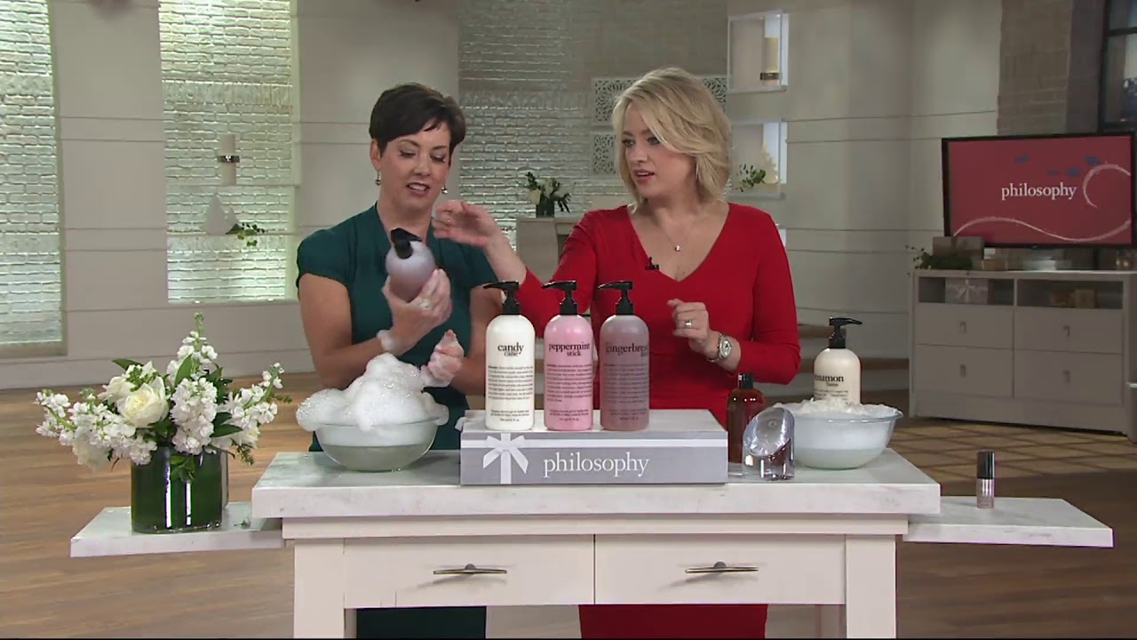 philosophy supersize holiday 3in1 shower gel on QVC YouTube