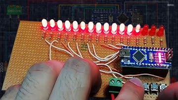 How to Make 16 LED Chaser | 8 Effects
