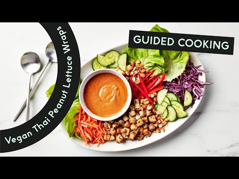 Pressure Cooker Thai: Vegan Thai Peanut Lettuce Wraps