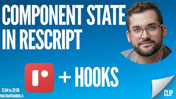 Clip: How To Manage Component State in ReScript