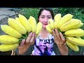 Yummy Banana Sweet Cooking - Banana Cooking - Cooking With Sros