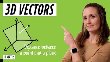 5 mins to find the Shortest Distance Between a Point and a Plane