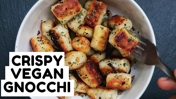 How to Make VEGAN GNOCCHI FROM SCRATCH with 3 INGREDIENTS!