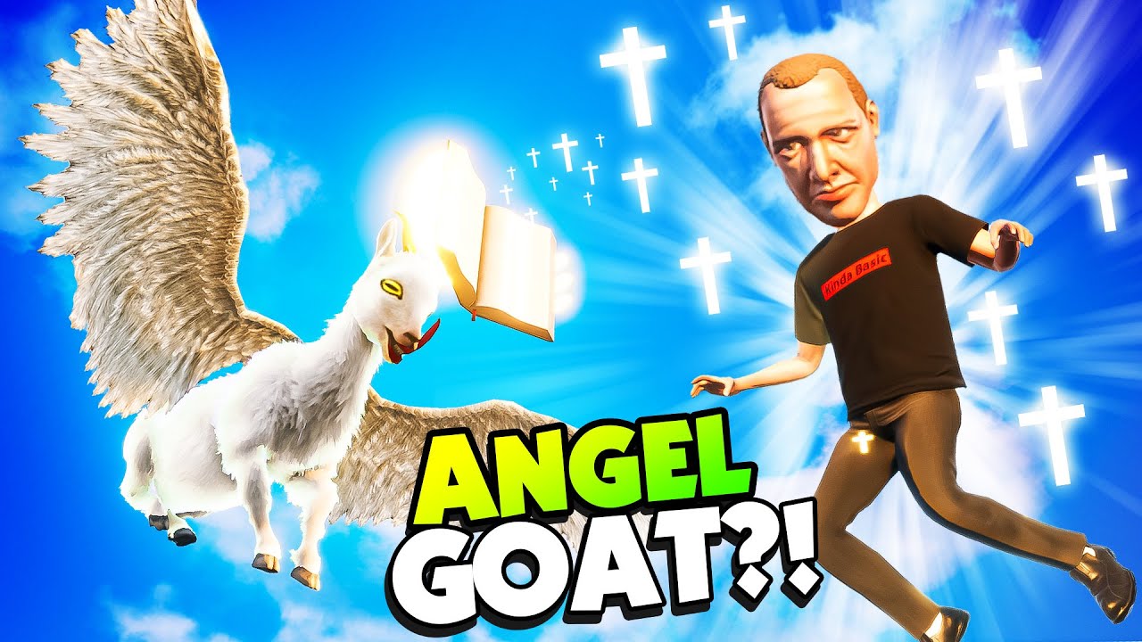The ANGEL Goat Does EVIL Things To Humans in Goat Simulator 3 YouTube