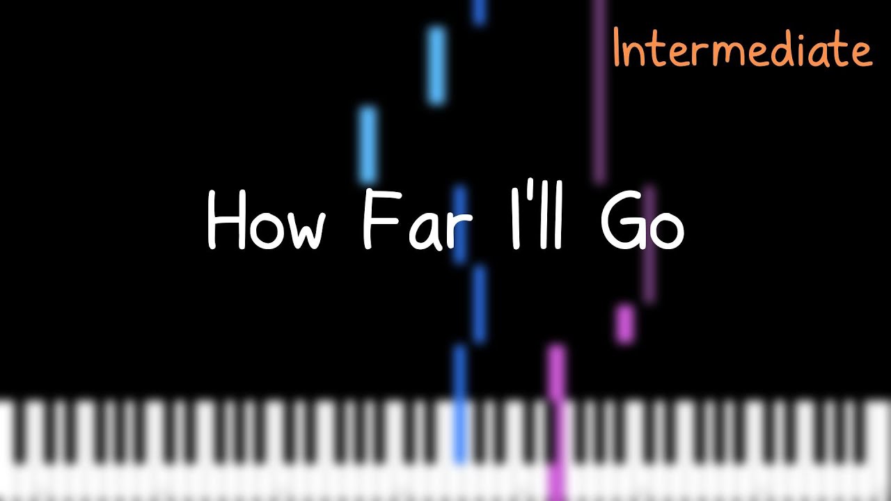 How Far I'll Go - Lin-Manuel Miranda (Piano Tutorial)