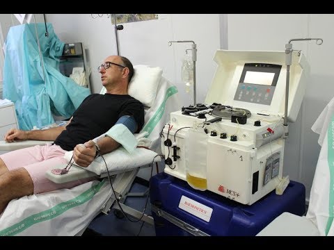 Extracción plasmaféresis en Alcázar - YouTube