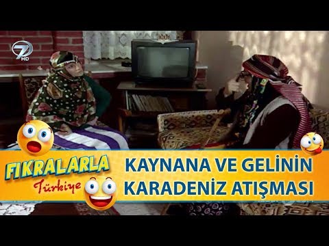 Kaynana Gelinin Karadeniz Atışması - Türk Fıkraları  72