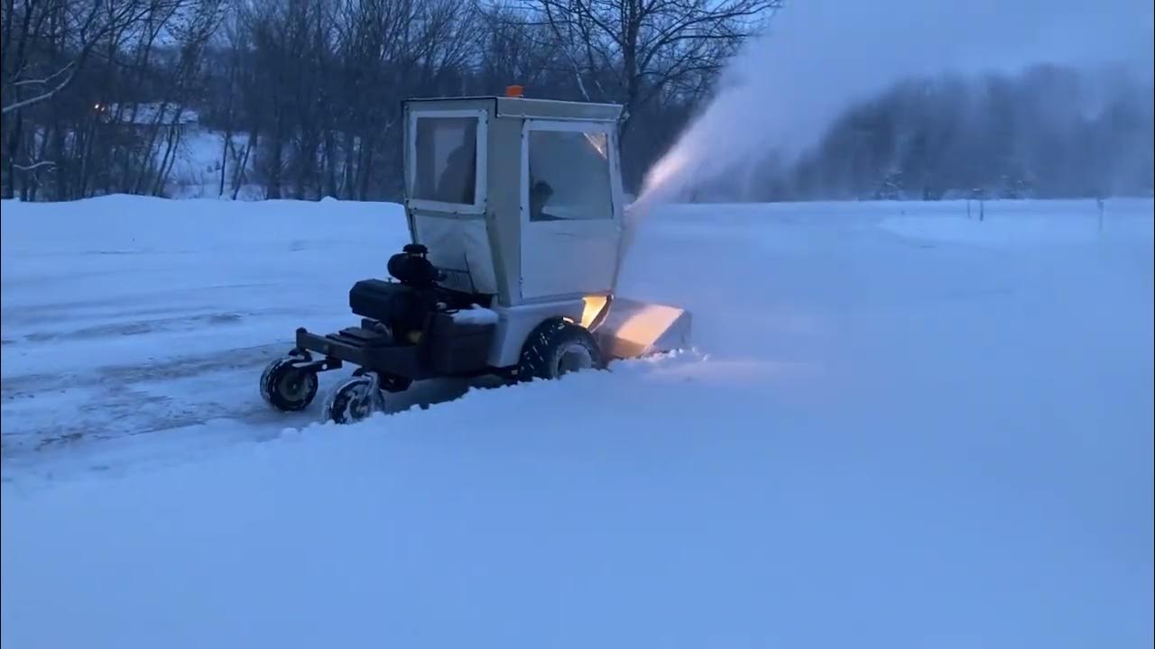 snow blower attachment YouTube
