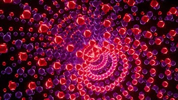 Endless Kaleidoscope Patterns for Vibrant VJ Loops | Abstract Neon Tunnel Spiral VJ Loops