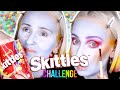 SKITTLES CHALLENGE : Je me maquille (encore) au HASARD !