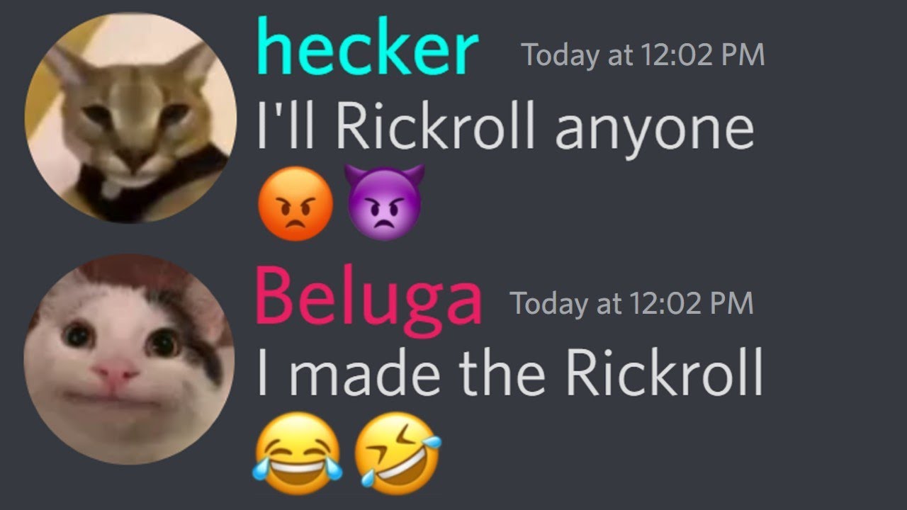 Discord Unexpected Rickroll