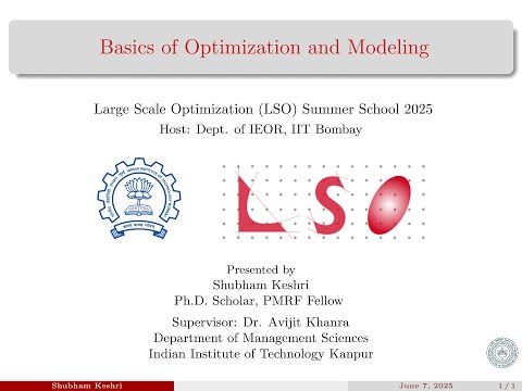 Introduction to Optimization