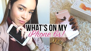 WHAT'S IN MY IPHONE 6S! | Maria Bethany