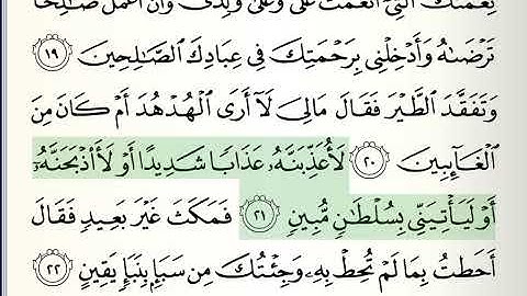 027 _ تدبر آيات سورة النمل تلاوة الشيخ صابر عبد الحكم قراءة د. عبد الله الأسمري