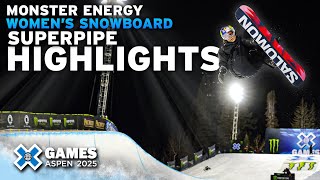 Download Lagu BEST OF Monster Energy Women’s Snowboard SuperPipe | X Games Aspen 2025 MP3