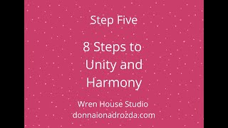 8 Steps to Create Unity and Harmony _ Step 5: Generate Structure