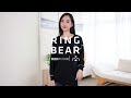 針織毛衣--素雅質感撞色線條微笑繡線印圖圓領針織上衣(黑.綠L-5L)-X583眼圈熊中大尺碼 product youtube thumbnail