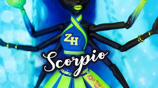 Alien Cheerleader Scorpio ♏ Random Prompt Zodiac Challenge  • OOAK Monster High Doll