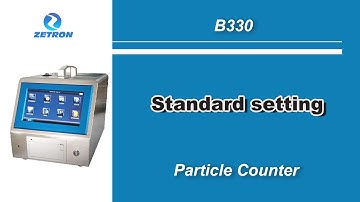 「Standard Setting」B330 Flow Rate 28.3L/min Laser Airborne Particle Counter