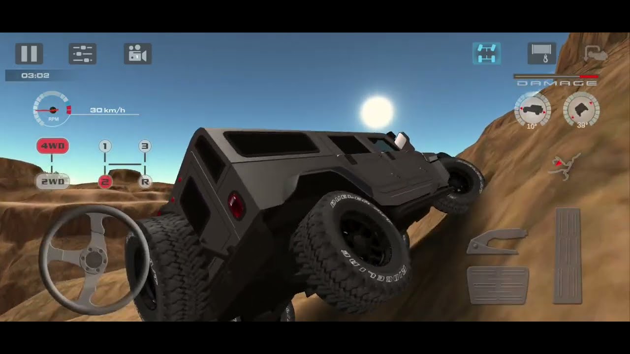 Desi Driver vs Impossible Desert 🏜️Offroad SUV Simulator 2026