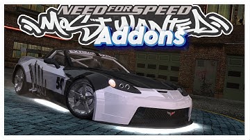 Chevrolet Corvette C6 Extended Customization • Addons Cars Gameplay • NFS Most Wanted 2005 PC