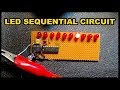 10 LED Sequential Circuit
