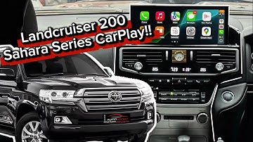 200 Series Landcruiser Sahara CarPlay. 