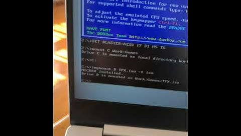 DOSBox RTG 68K TFX CD-ROM ISO