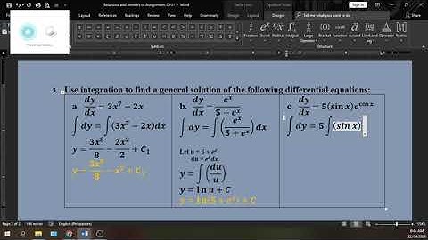 Solutions and Answers to Assignment, CP01