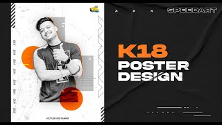 Poster design for @K18 gaming || k18 fan art || poster design for ketan patel || poster design