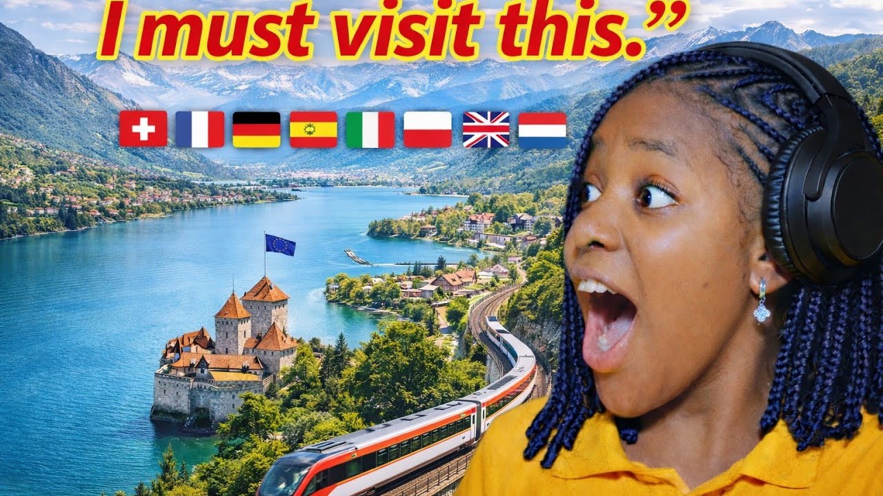 African Girl Reacts: Europe’s Most Beautiful Train Trips (Mind-Blowing Views!)