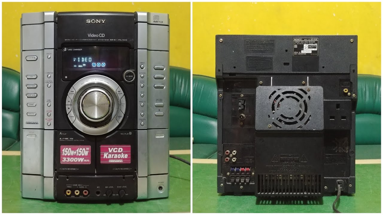 Sony Rv55 Head Player Hifi SONY MHC-RV55 - YouTube