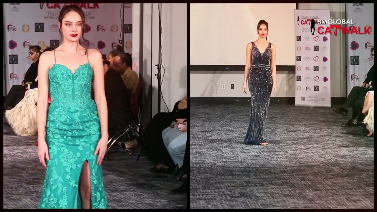 SAMINA MUGHAL Couture sets the Catwalk on fire at ⁨@SMGlobalCatwalk⁩ NEW YORK Fashion Week