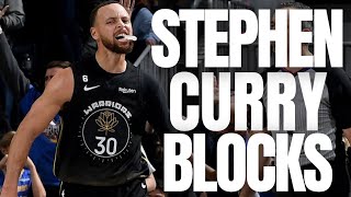 Stephen Curry Blocks